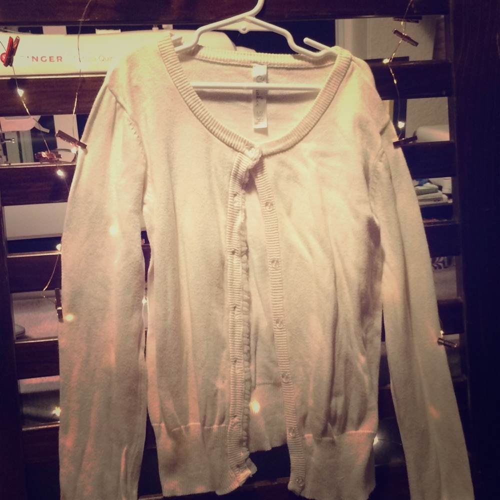 Button down sweater